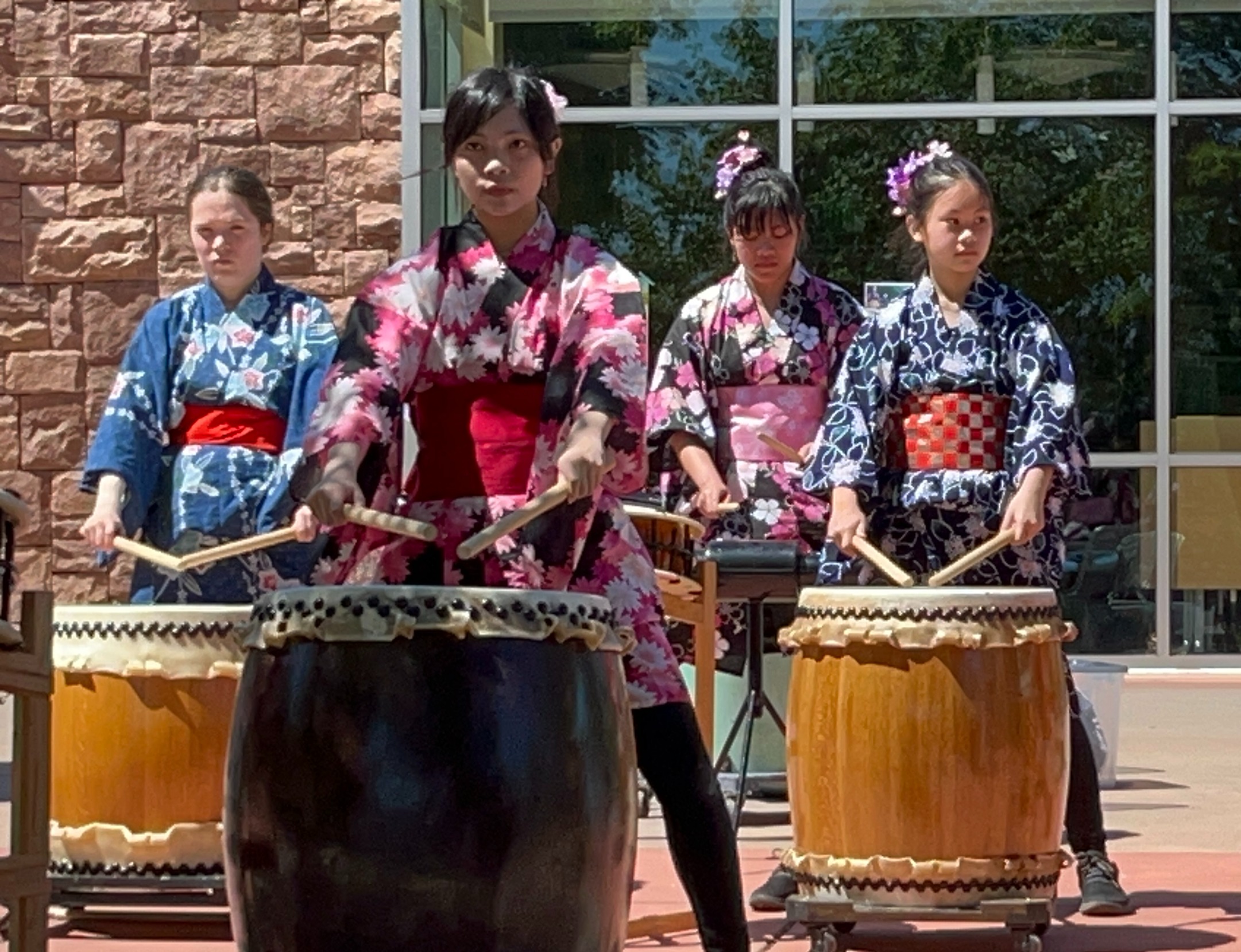 Taiko performance photo.